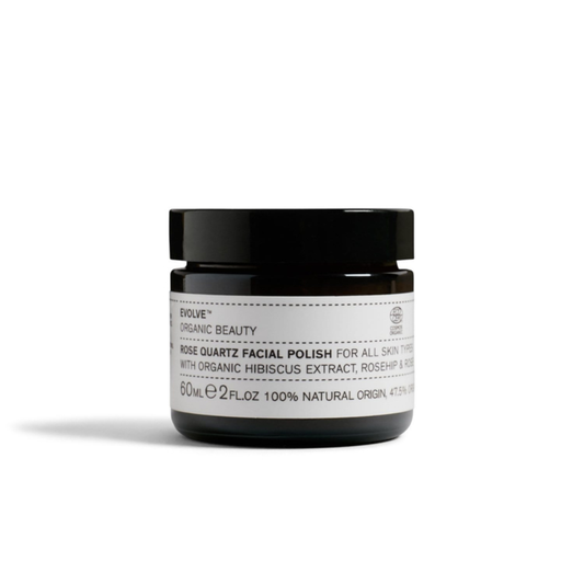 Evolve rose quartz facial polish